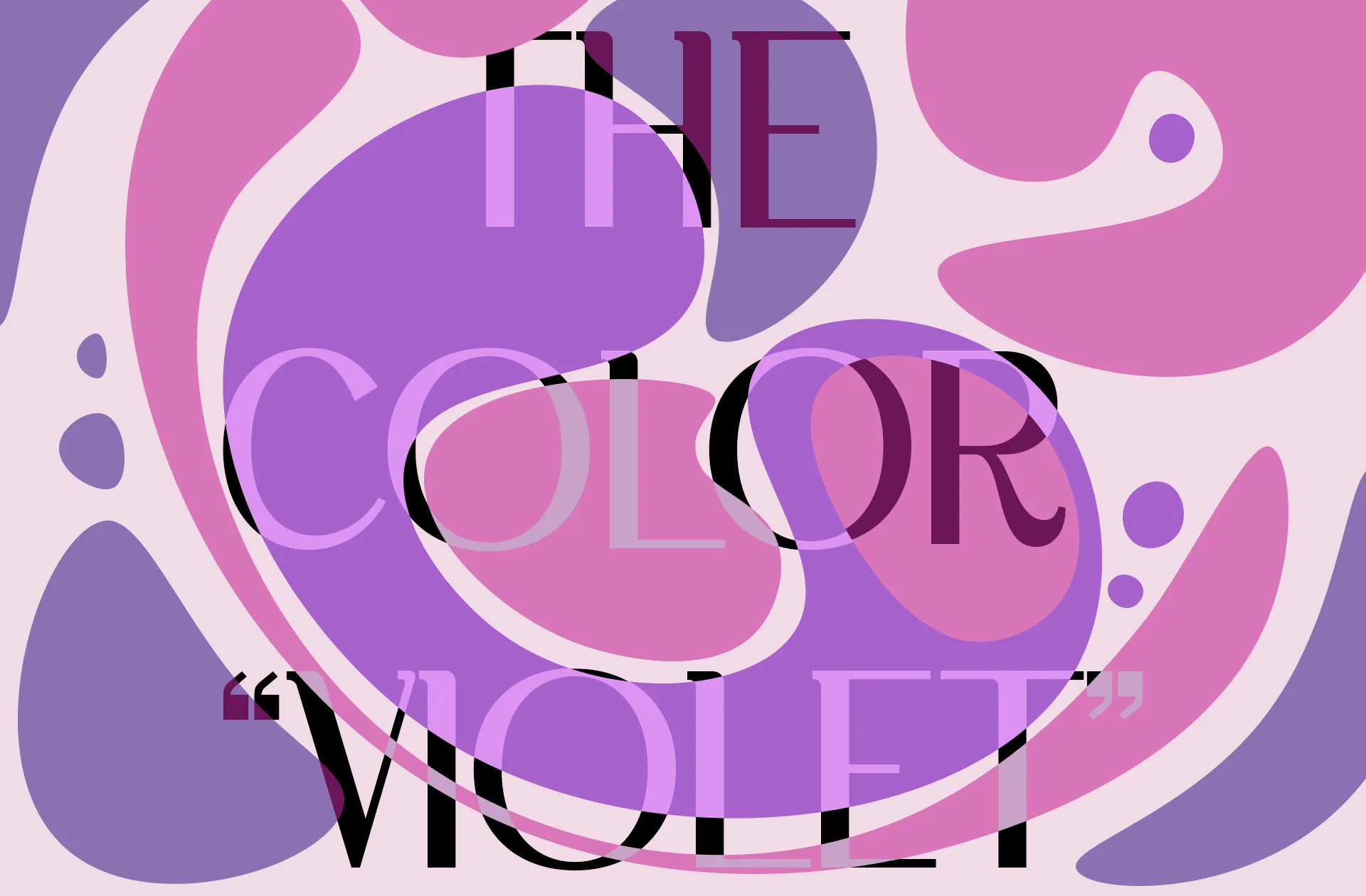 The Color "Violet" illustration