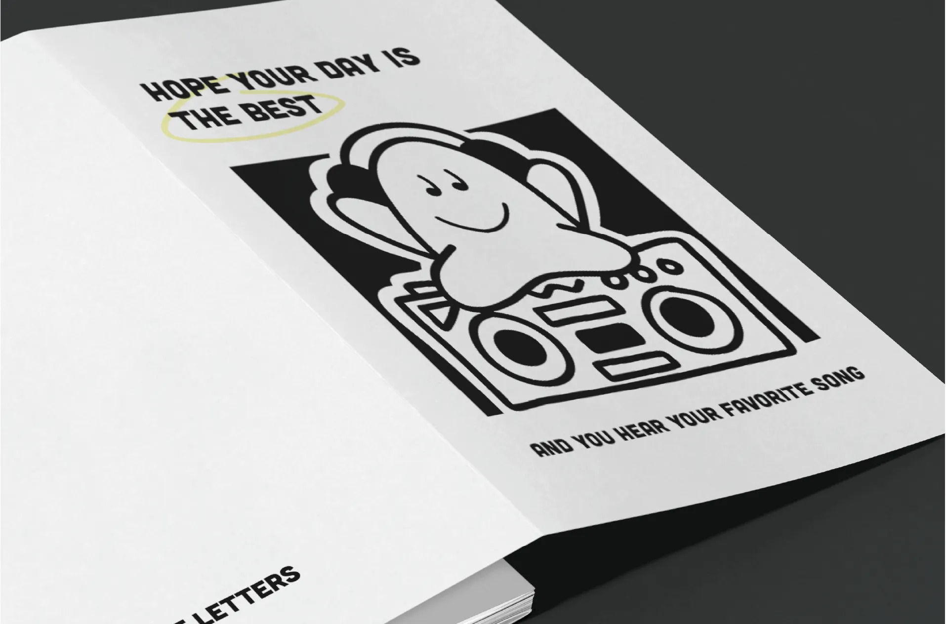 Little Letters card cover