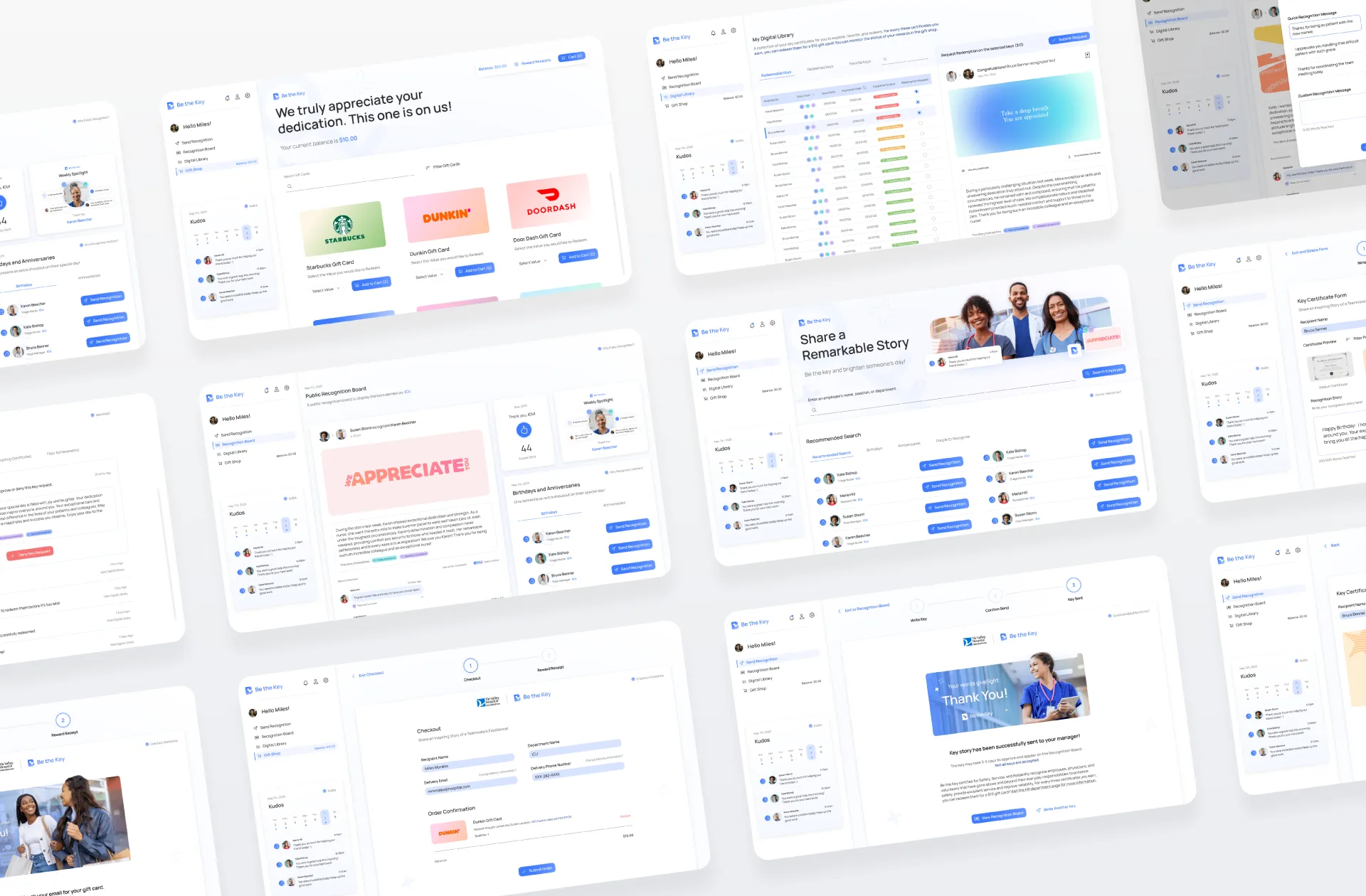 Be the Key website screengrabs