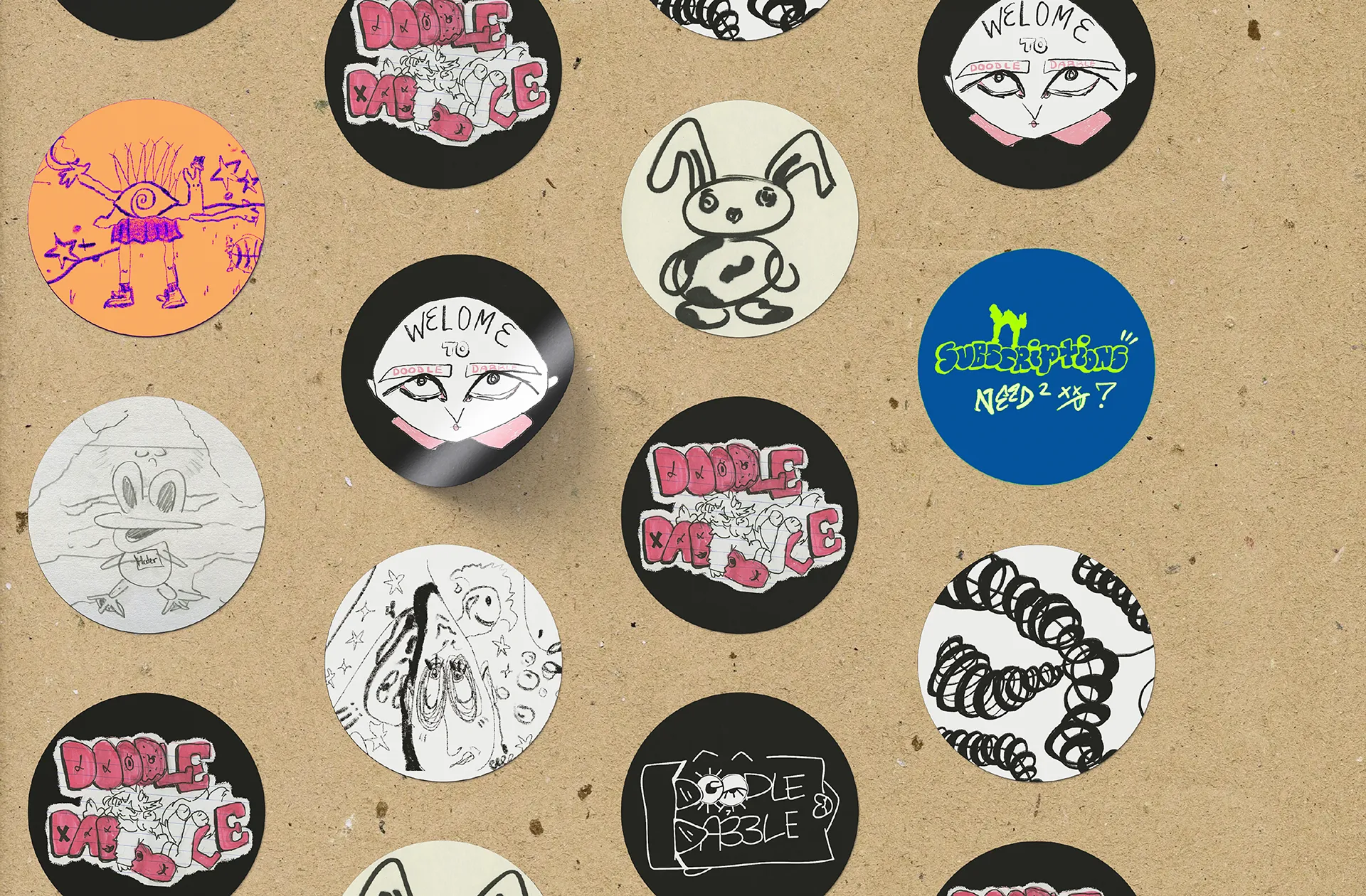 Doodle Dabble stickers