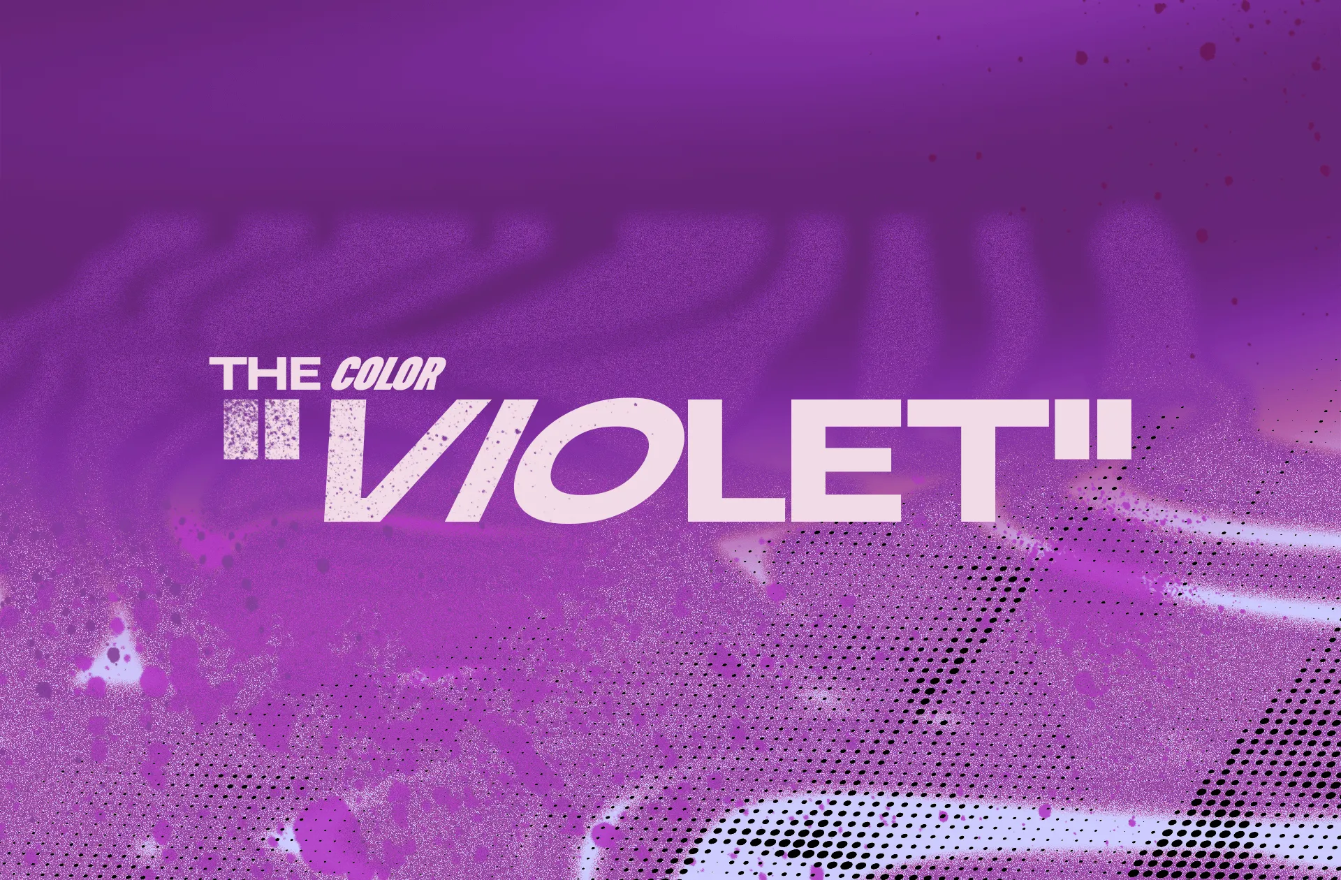 The Color "Violet" design